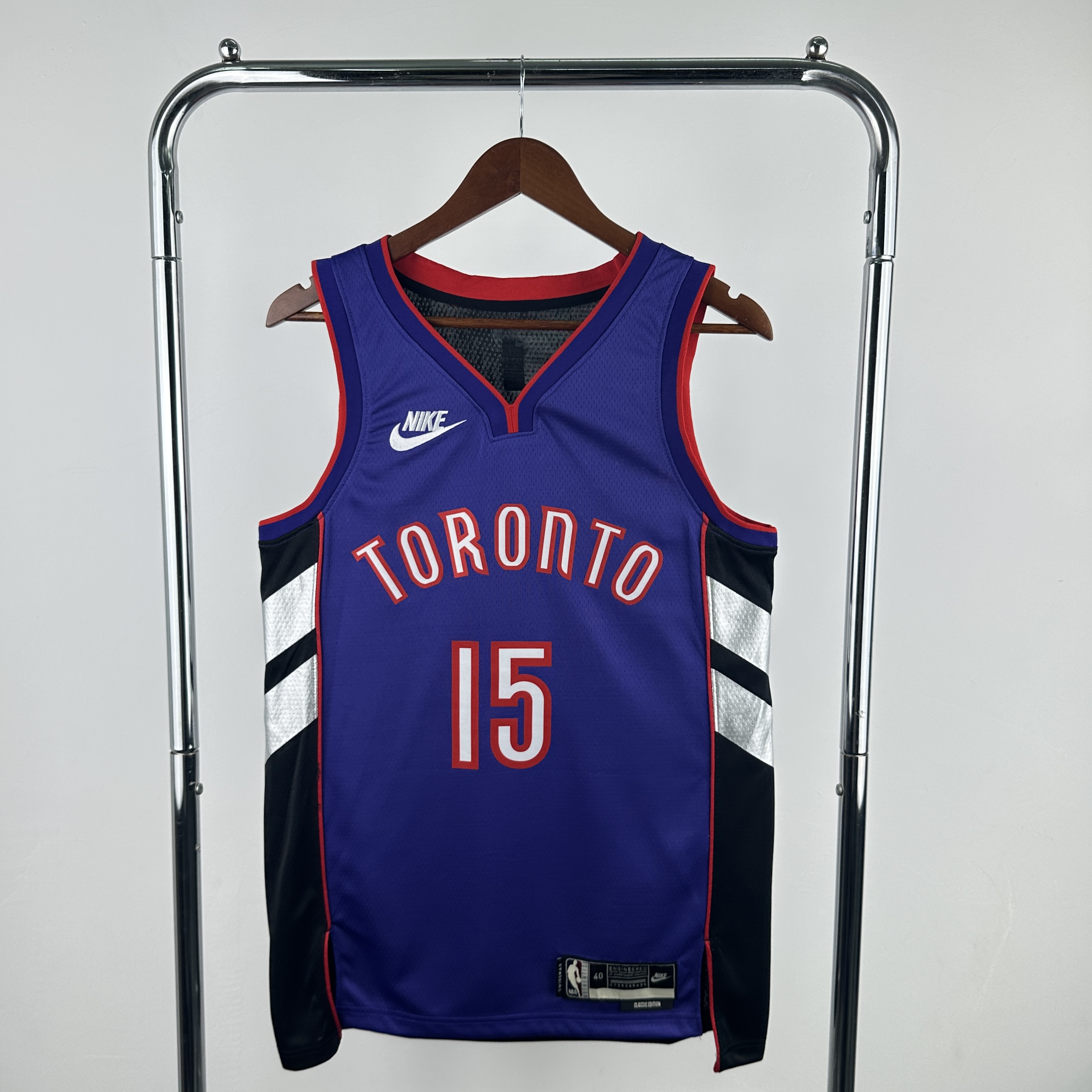 Men Toronto Raptors #15 Carter purple front black back NBA 2024-25 Season Jerseys